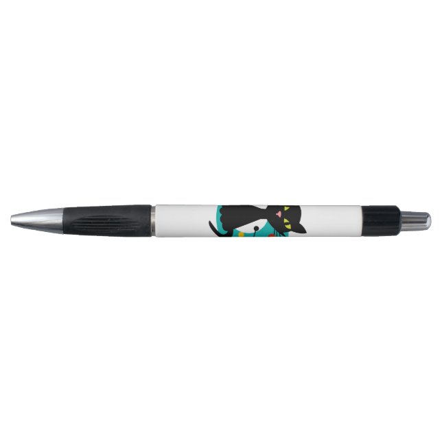 Stylo Chiffre noir du milieu du siècle (Devant)