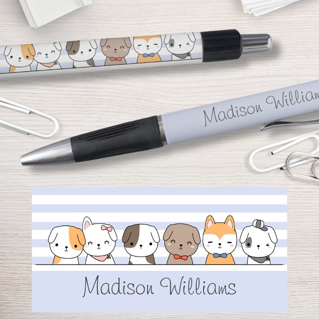 Stylo Chiots mignons Personnalisés (Créateur téléchargé)