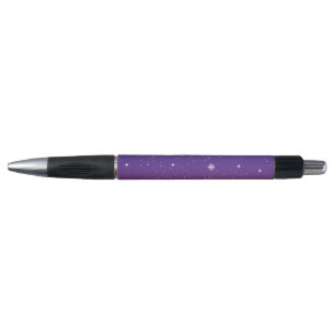 Stylo Ciel étoilé de coucher de soleil violet et or