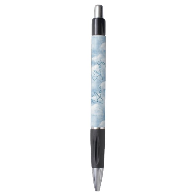 Stylo Cieux bleus Nuages   (Devant (Vertical))