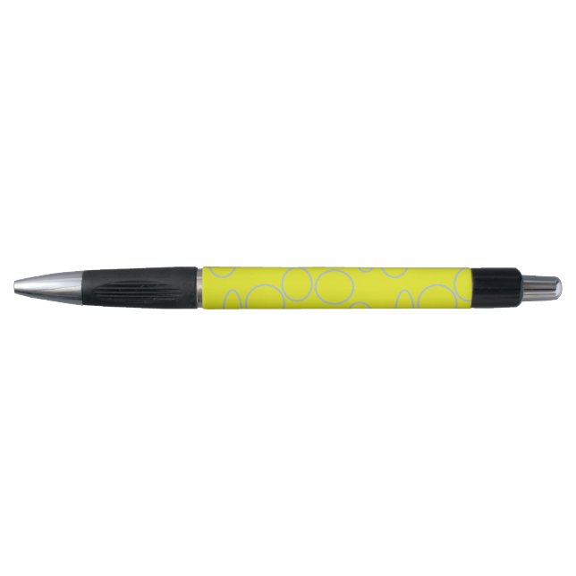 Stylo circulaire et boucle jaunes du professeur (Devant)