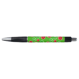 Stylo Citrus fruits chaux et citron mignon graphique