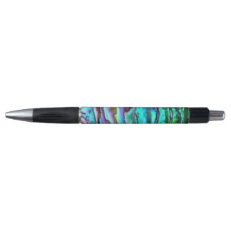 Stylo Clair bleu vert Paua Abalone Shell Pen