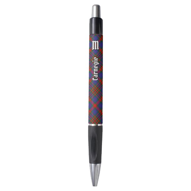 Stylo Clan Carnegie Tartan (Devant (Vertical))