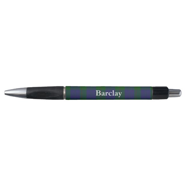 Stylo Clan classique Barclay Tartan Plaid Custom Pen (Devant)