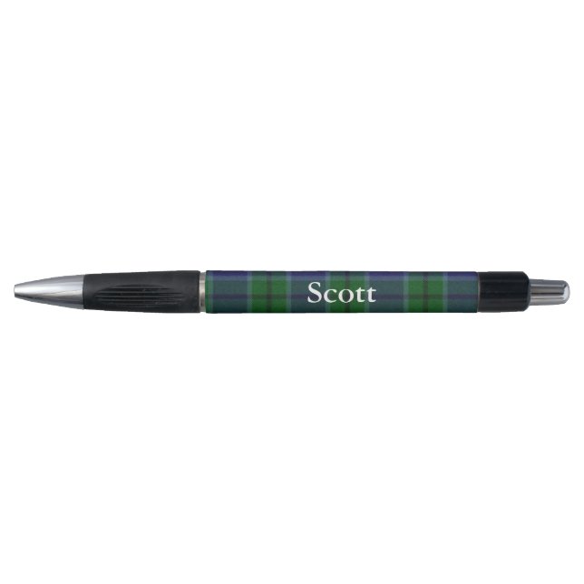 Stylo Clan classique Scott Tartan Plaid Custom Pen (Devant)