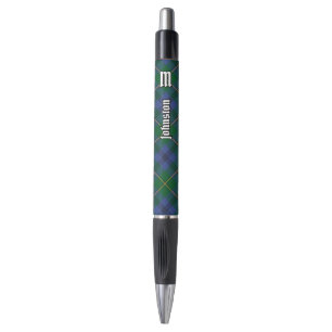 Stylo Clan Johnston Tartan Pen