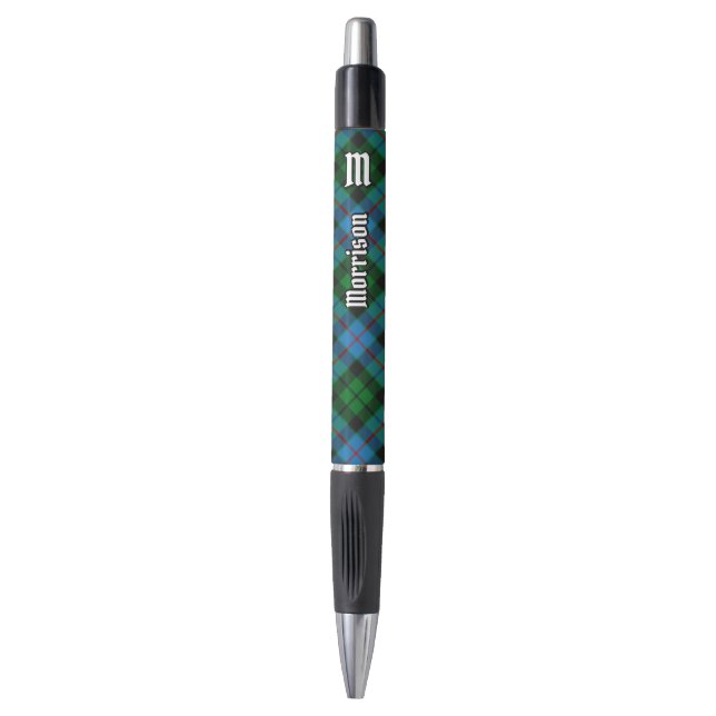 Stylo Clan Morrison Hunter Tartan Pen (Devant (Vertical))