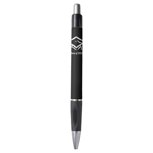 Stylo Classe de 20 ? ? PERSONNALISER BLKWHT Année (Devant (Vertical))