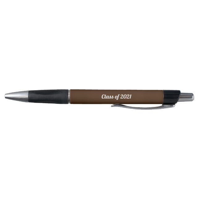 Stylo Classe de fin d'études de 2021 BRNWHT (Bas)