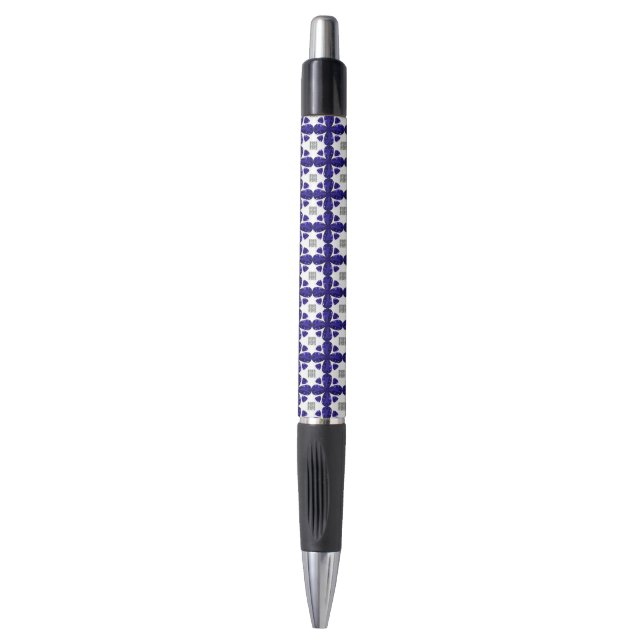 Stylo Clocher bleu (Devant (Vertical))
