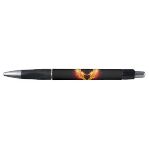 Stylo Coeur de feu ange avec ailes