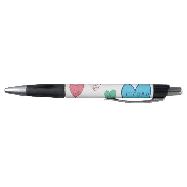 Stylo Coeurs de bonbons (Bas)