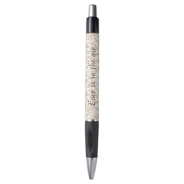 Stylo Cœurs de crème rose Amour (Devant (Vertical))