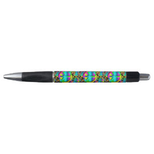 Stylo Coloré PEACE motif sans faille + vos idées