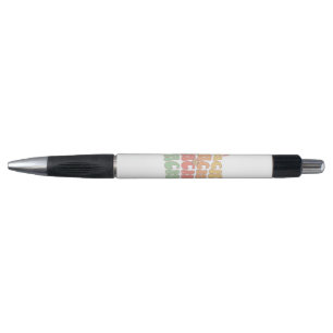 Stylo Conception de texte de style rétro de l'enseignant