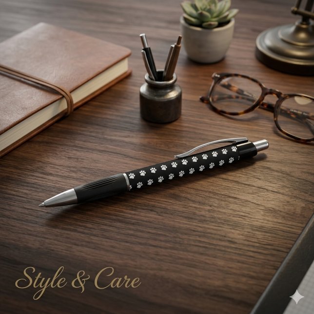 Stylo Conception de thème animal avec empreinte de patte (Cute Paw Print Emmy Pen Animal Theme Design)