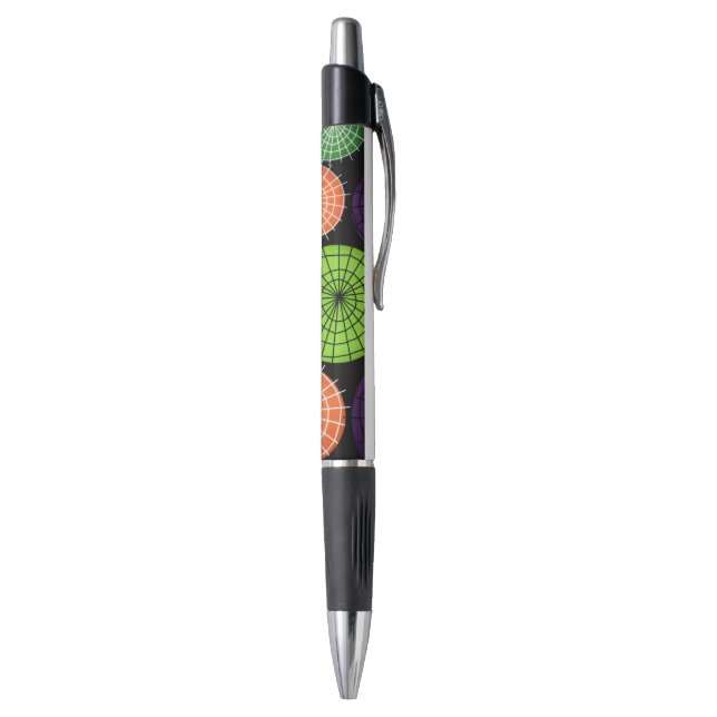 Stylo Conception Web Spider coloré Circulaire futuriste (Bas (Vertical))