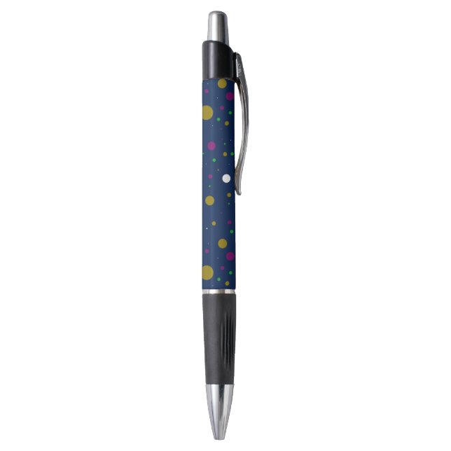 Stylo confetti chromatique (Bas (Vertical))