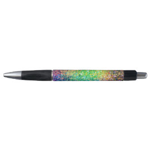 Stylo Cool Multicolor Parties scintillant rétro et Motif