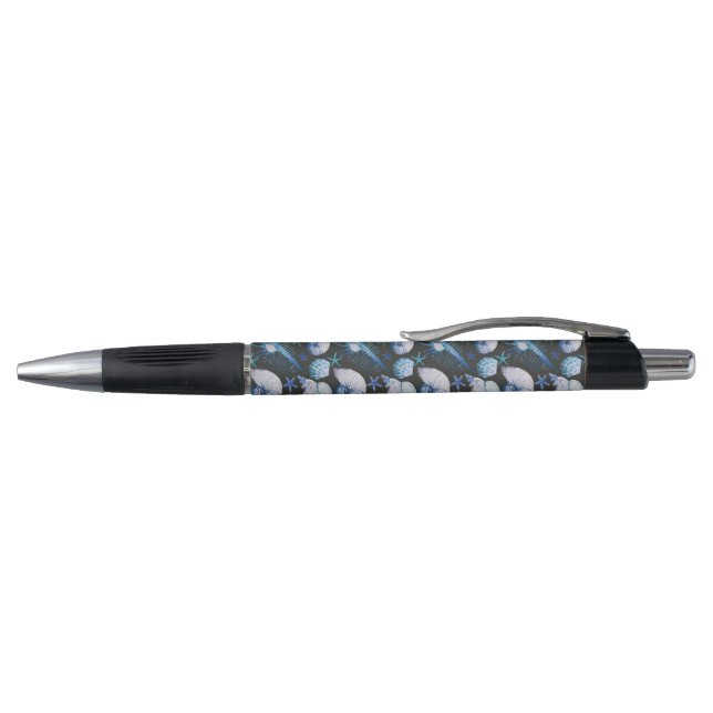 Stylo Coraux avec le motif de coquilles (Haut)