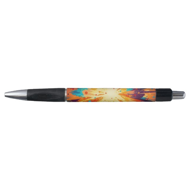 Stylo Cosmic Burst Abstract Splatter Art (Devant)