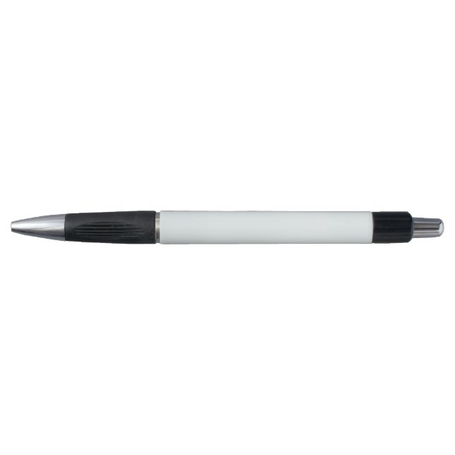 Stylo Couleur solide blanche givrée | Classique | Élégan (Devant)
