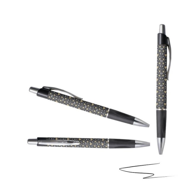 Stylo Cravate Graphite Geometry Luxe (Créateur téléchargé)