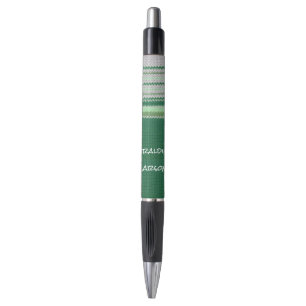Stylo - Crochet en vert