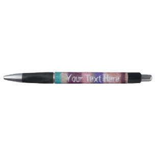 Stylo cru original tricoté coloré d'amusement de rayur