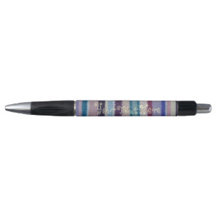 Stylo cru original tricoté coloré d'amusement de rayur