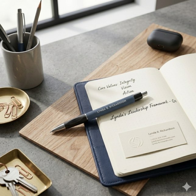 Stylo Custom Name Navy Blue Stylish Writing Pen Gift (Custom Name Navy Blue Stylish Writing Pen Gift)