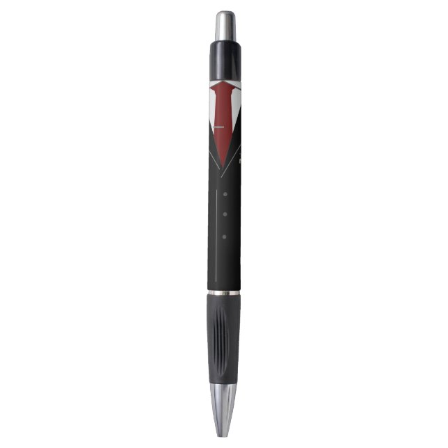Stylo d'affaires avec texte de nom personnalisé (Devant (Vertical))