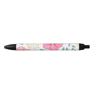 Stylo d'aquarelle rose et jaune