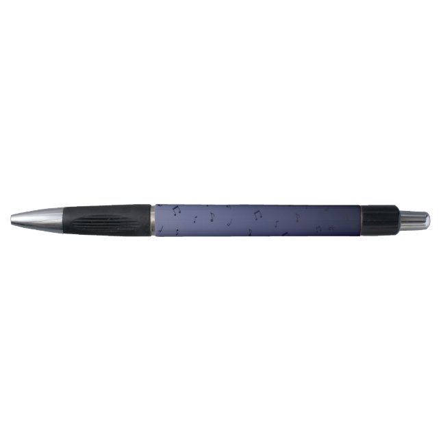 Stylo Dark Ombre Musical Notes marine (Devant)