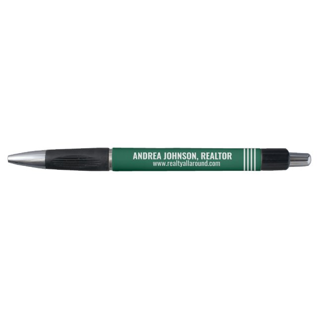 Stylo de bureau avec texte personnalisé (Devant)