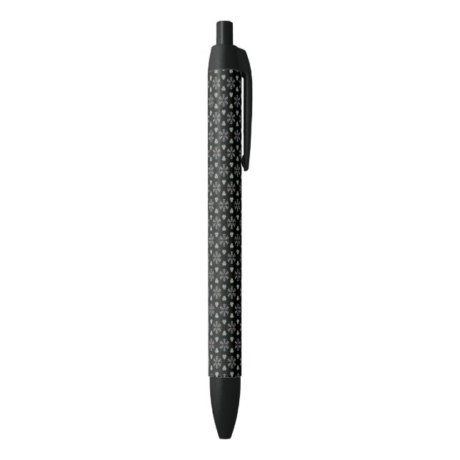 Stylo de plaisir circulaire noir (Bas (Vertical))