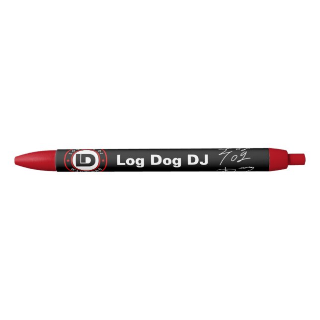 Stylo de signature DJ pour chien de journal (Devant)