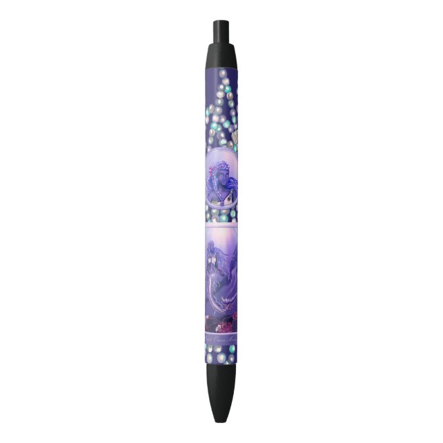 Stylo de sirène d'océan violet (devant Vertical)