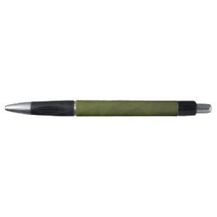 Stylo Dégradé de vert olive de l'armée à motif géométriq