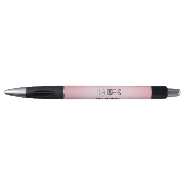 Stylo Dégradé géométrique rose simple (Devant)