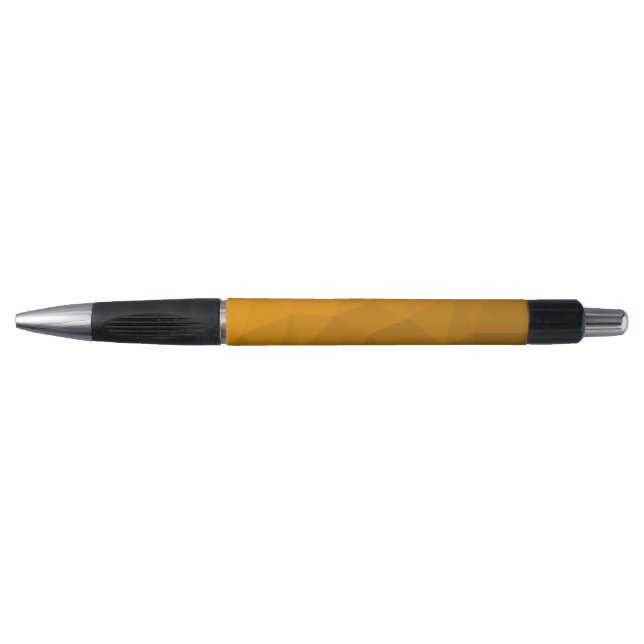 Stylo Dégradé orange motif en maille géométrique (Devant)
