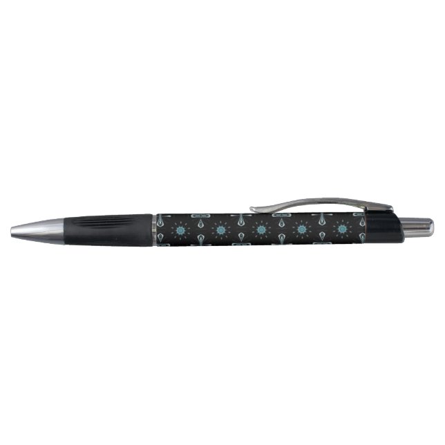 Stylo Délice noir et bleu (Haut)