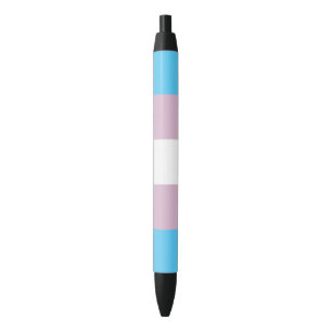 Stylo d'encre de drapeau de transsexuel
