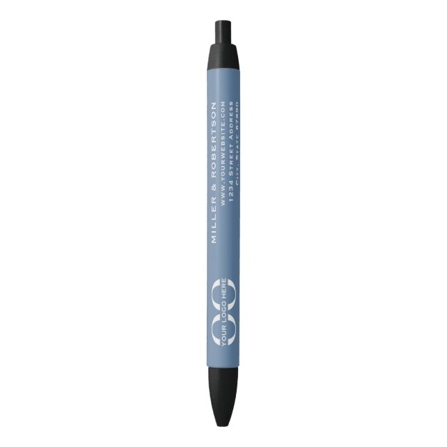 Stylo d'encre de marque Blue Corporate (devant Vertical)
