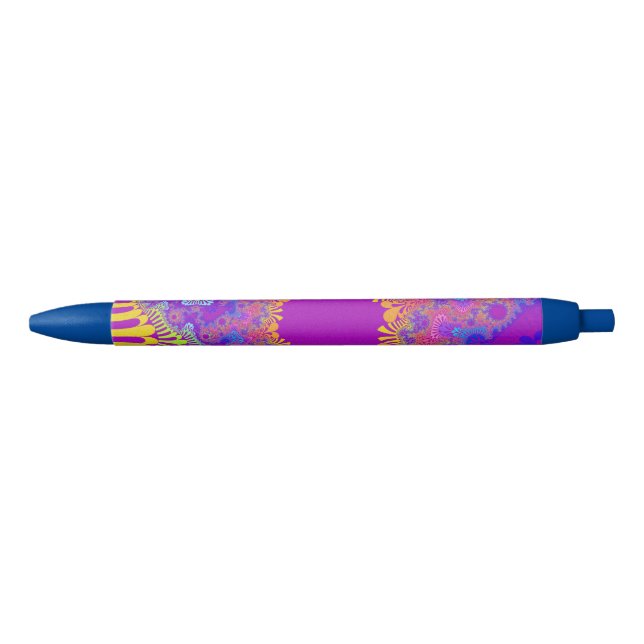 Stylo d'encre de Sunburst Arc-en-ciel tropical per (Devant)