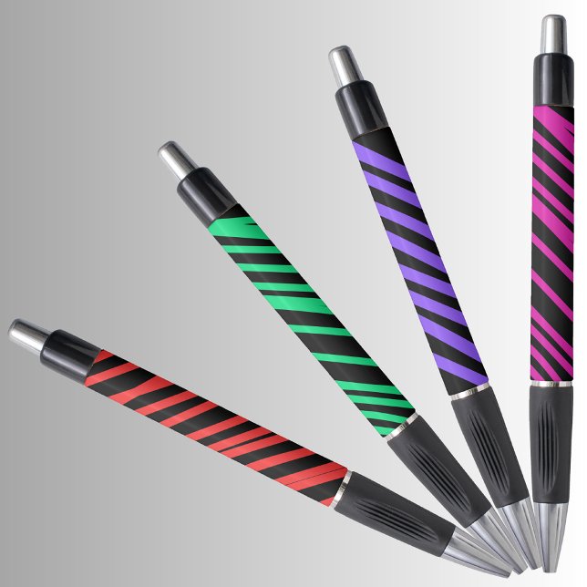 Stylo d'encre noire Motif coloré (Créateur téléchargé)