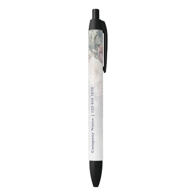 Stylo d'encre noire promotionnel (Bas (Vertical))