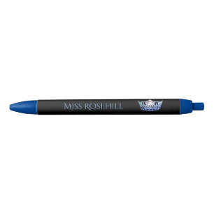 Stylo d'encre personnalisé Miss America Blue Crown