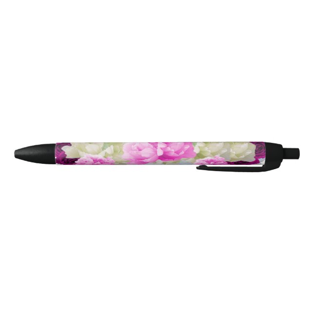Stylo d'encre rose et crème (Bas)